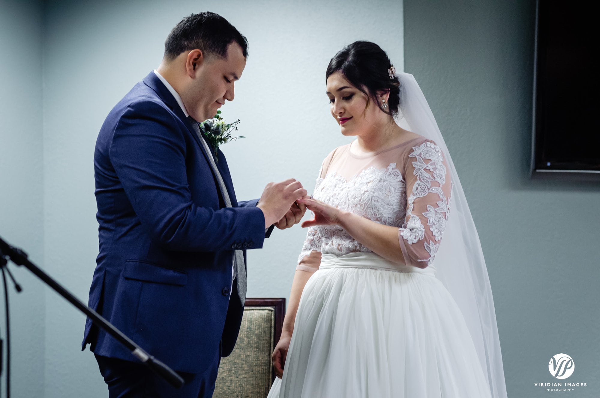 Kingdom Hall wedding ring exchange