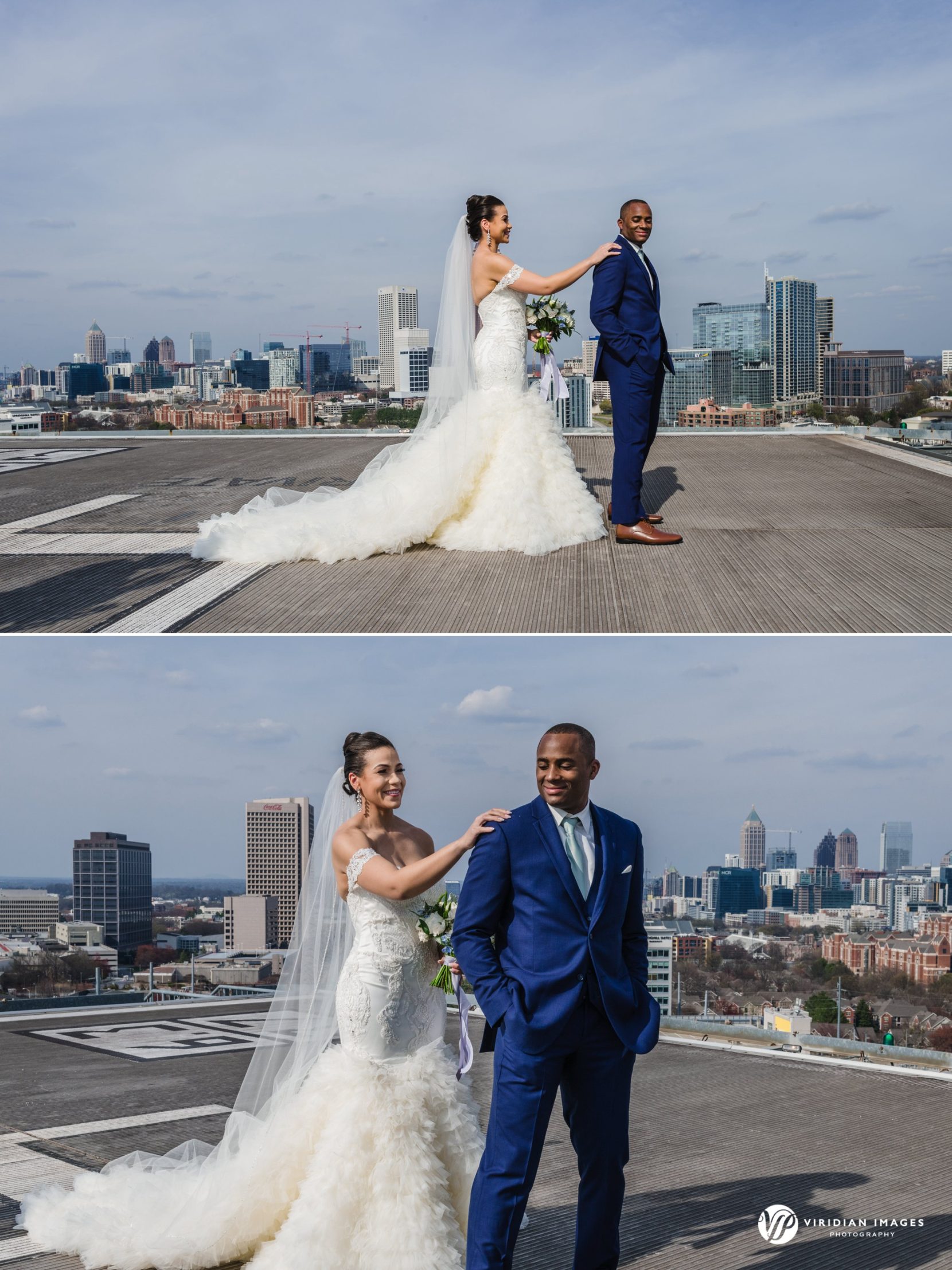 First look on Ventanas Atlanta helipad overlooking city skyline