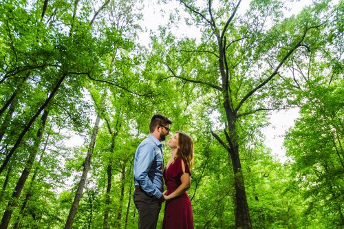 Summer engagement photos at Cascade park in Atlanta Georgia